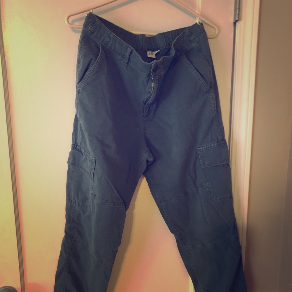 Gap Khaki Green Cargo joggers